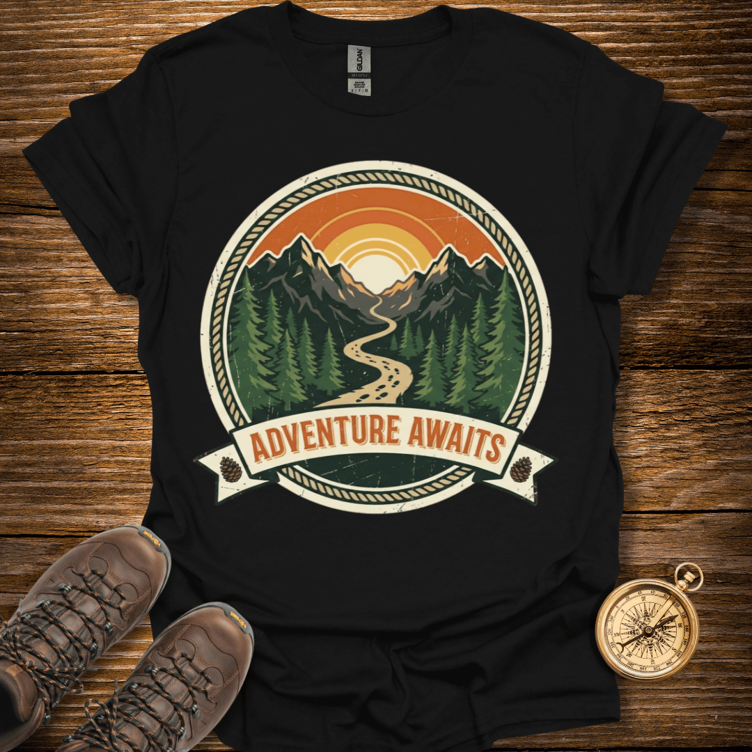 Vintage Adventure Awaits T-Shirt