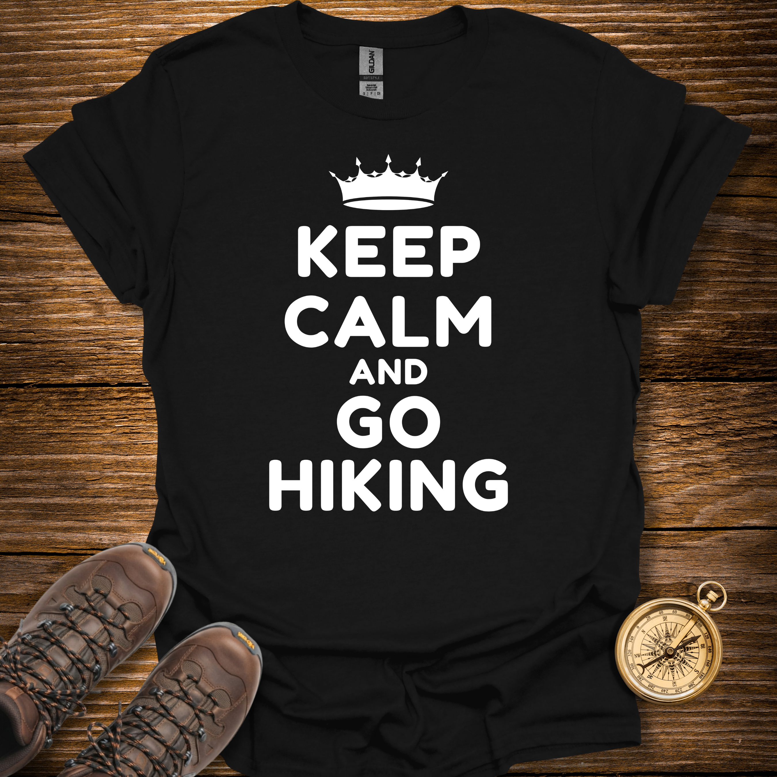 Keep Calm and Go Hiking T-Shirt