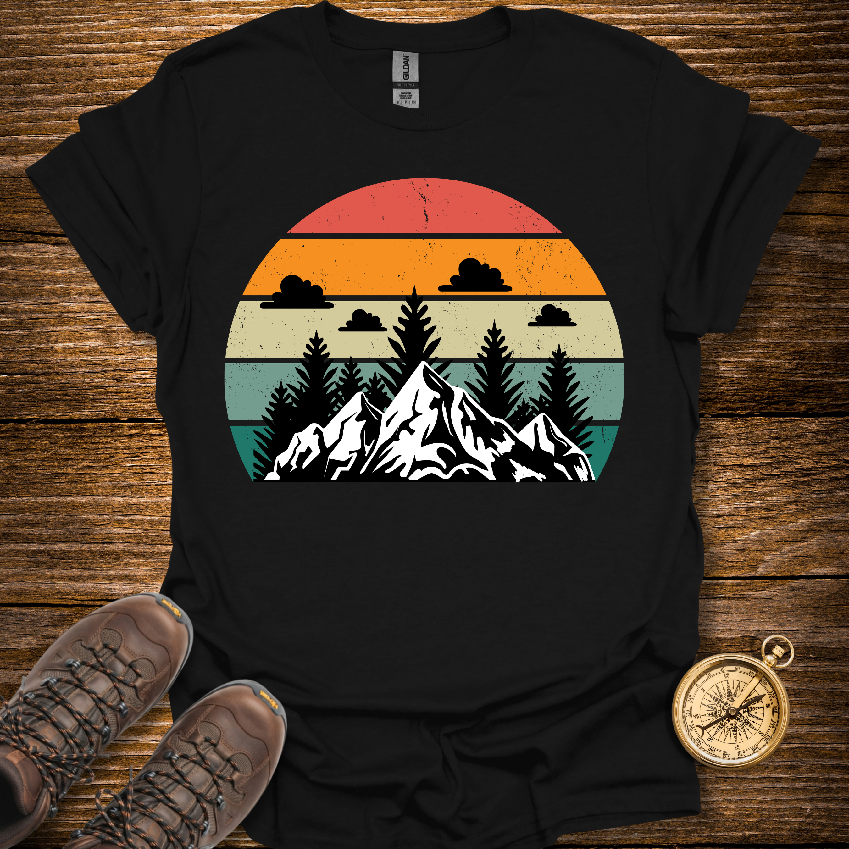 Cloudy Mountains T-Shirt