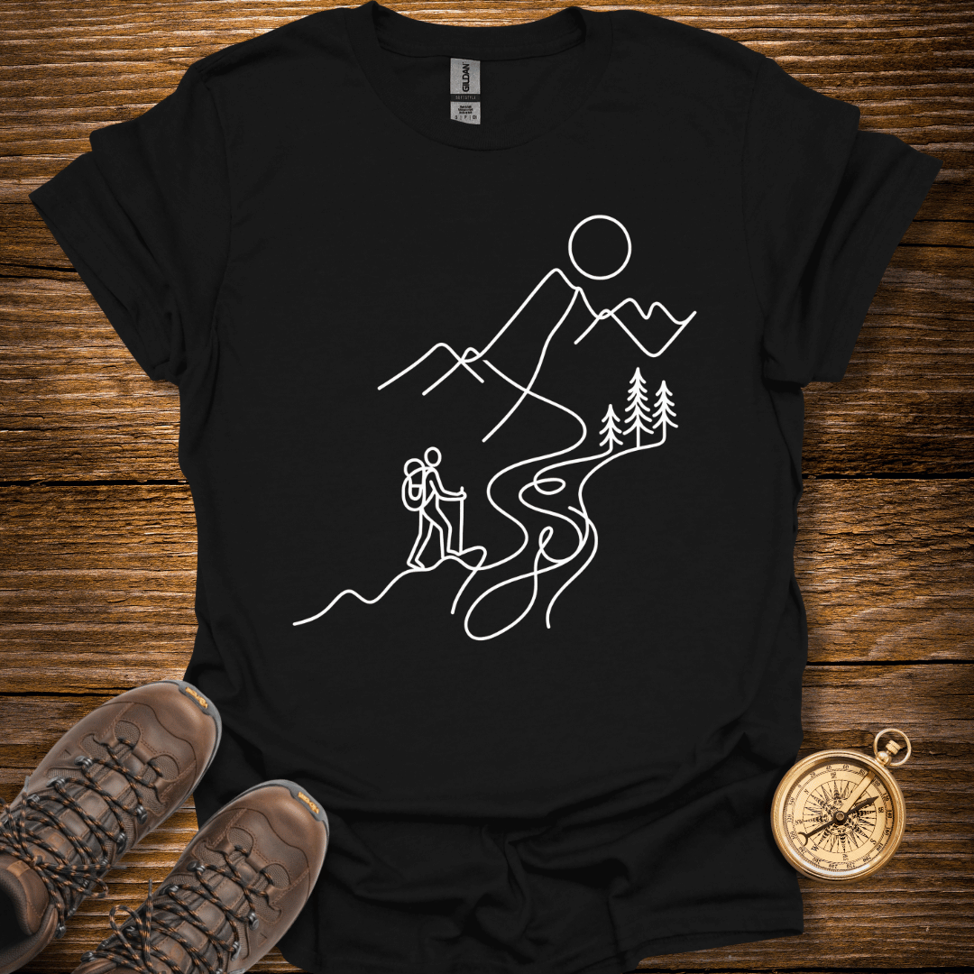 Hiker Outline T-Shirt