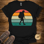 Sunset Hiker Man T-Shirt