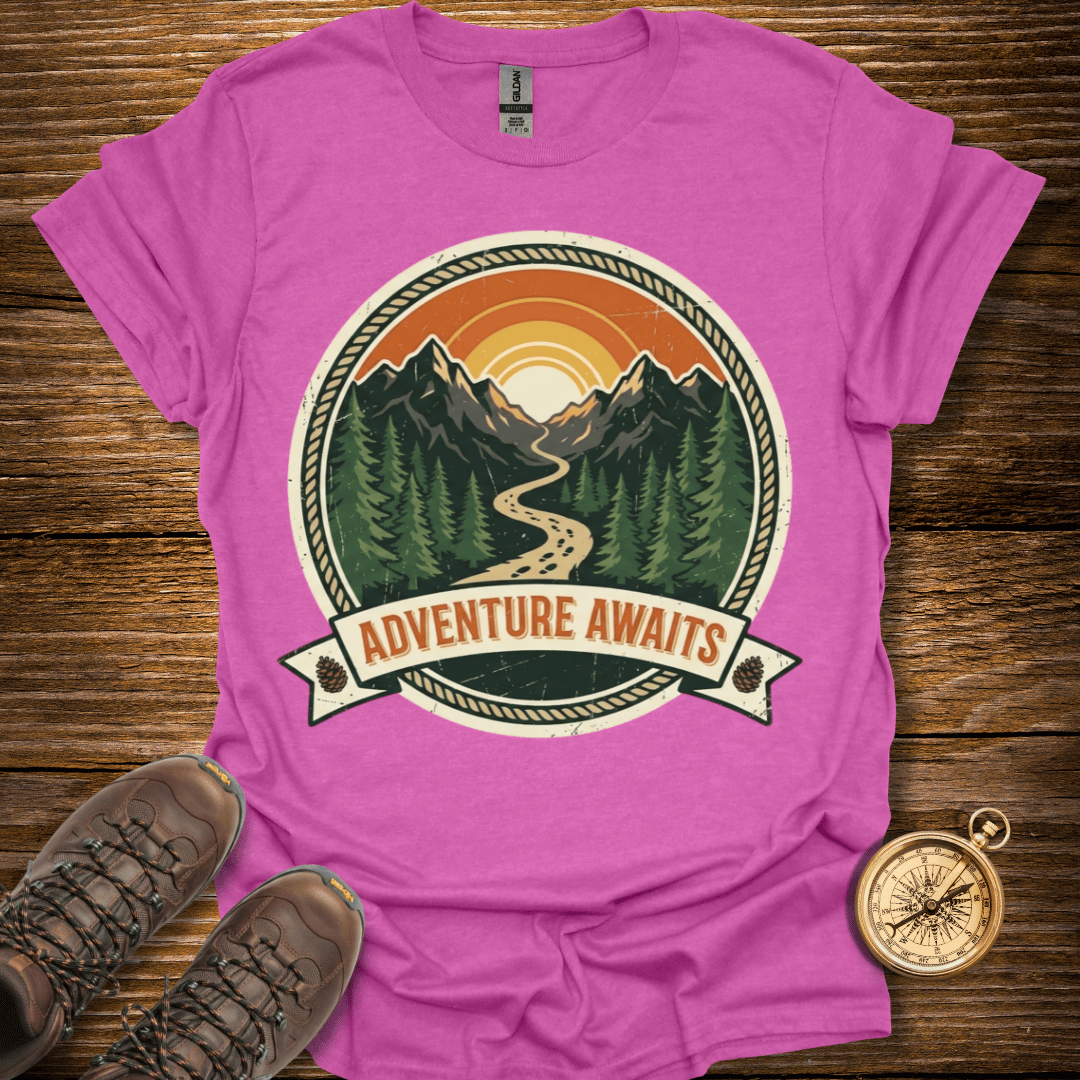 Vintage Adventure Awaits T-Shirt