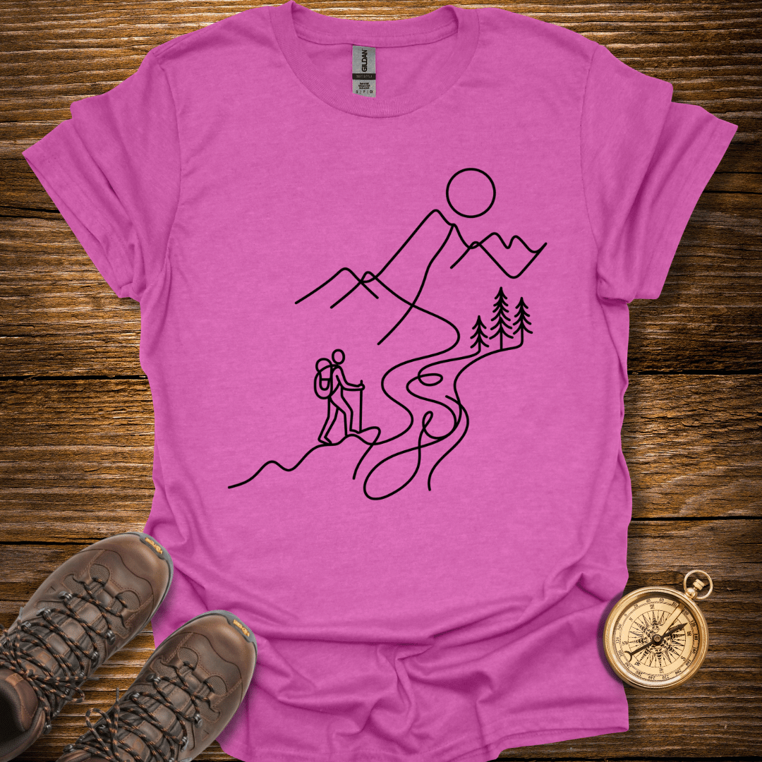 Hiker Outline T-Shirt