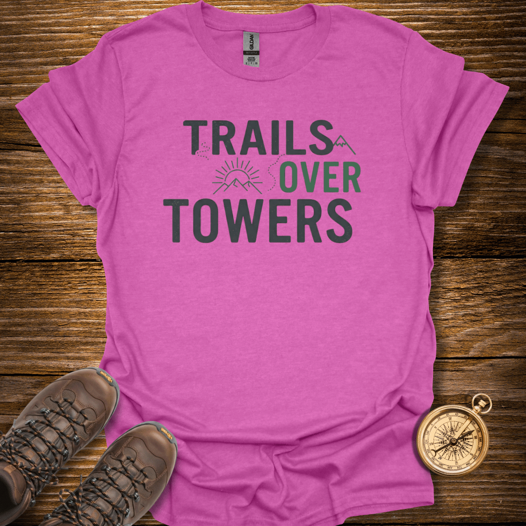 Trails Over Towers T-Shirt