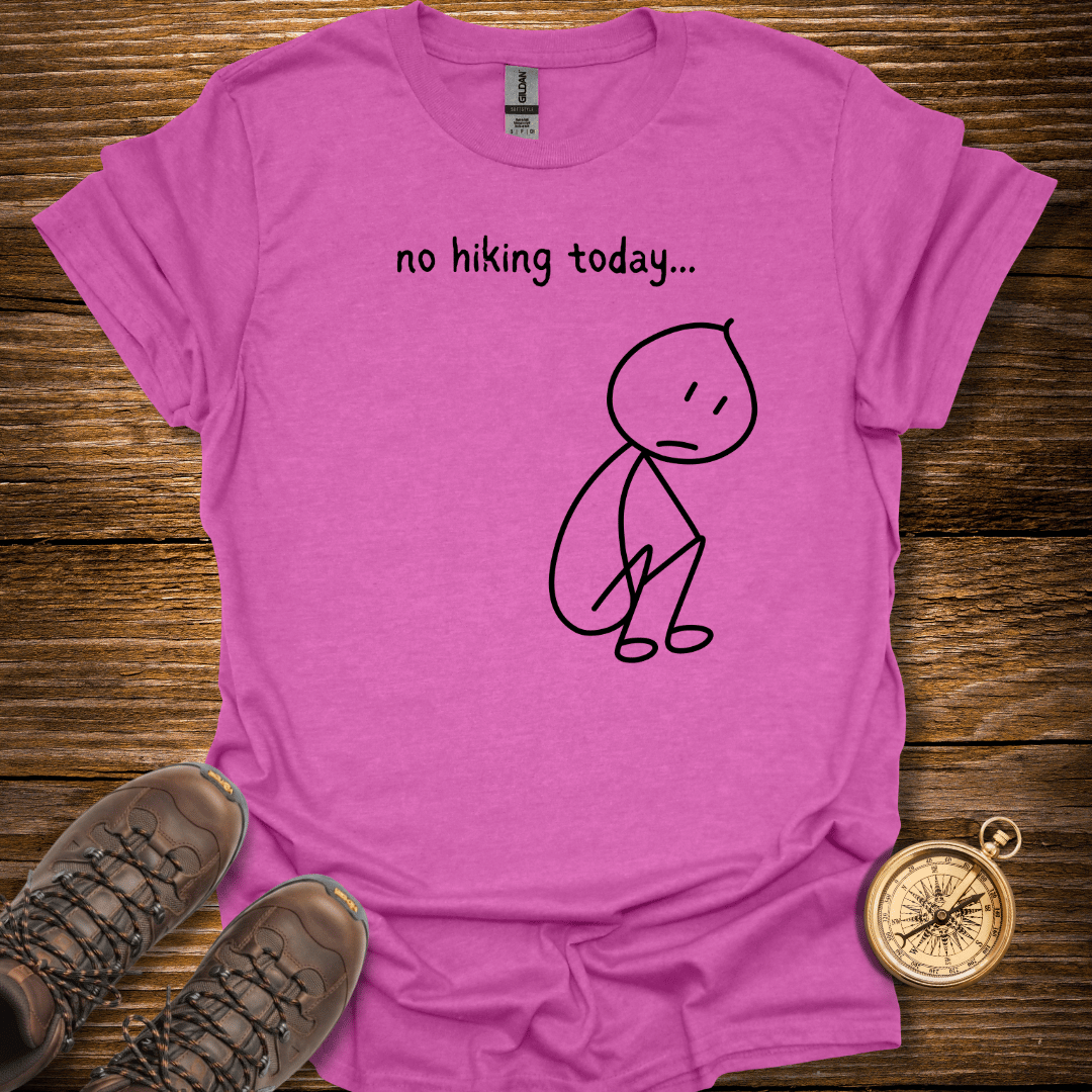 No Hiking Today T-Shirt