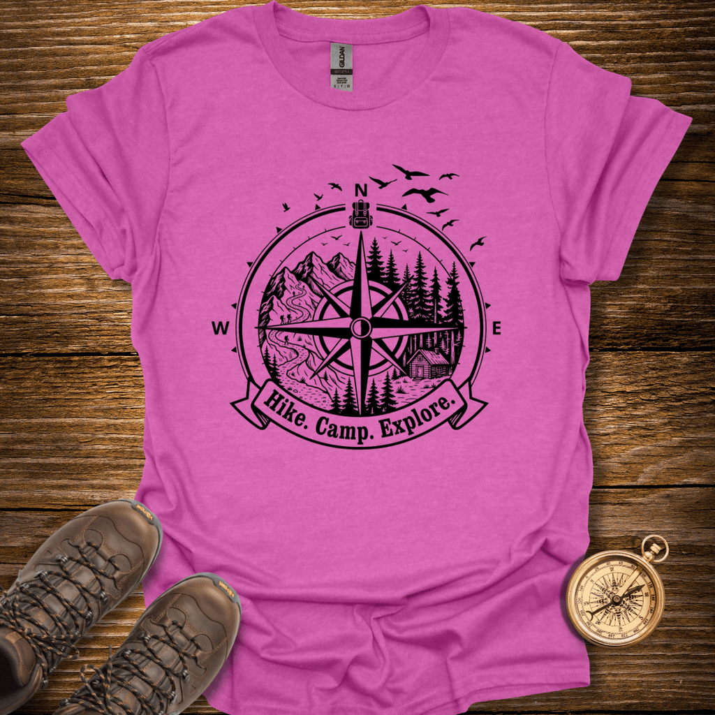 Hike. Camp. Explore T-Shirt