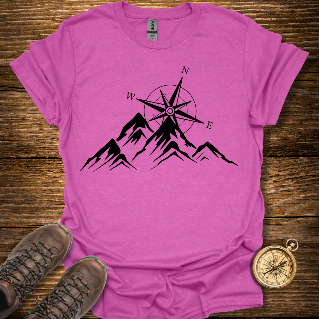 Compass And Mountains T-Shirt