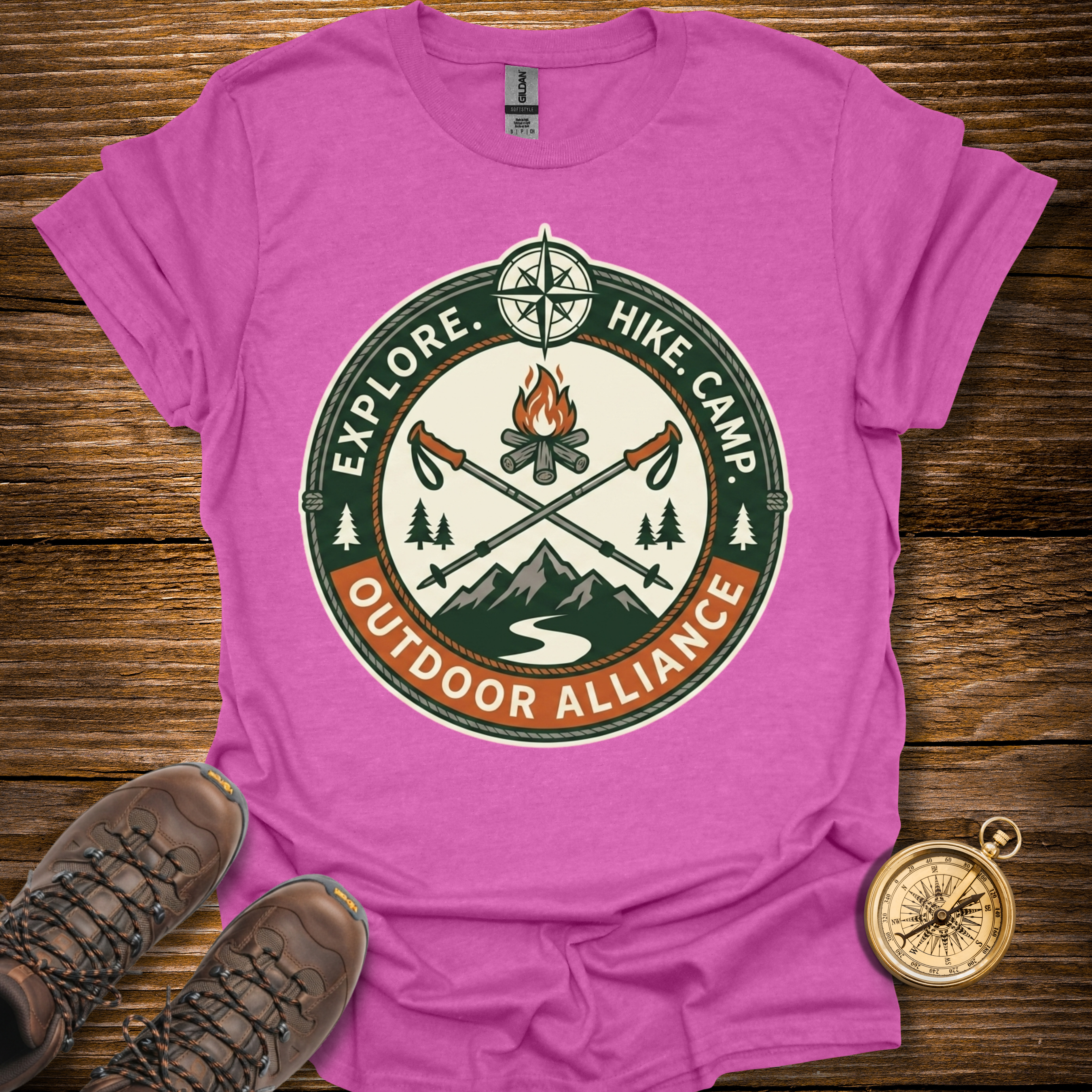 Explore Hike Camp T-Shirt