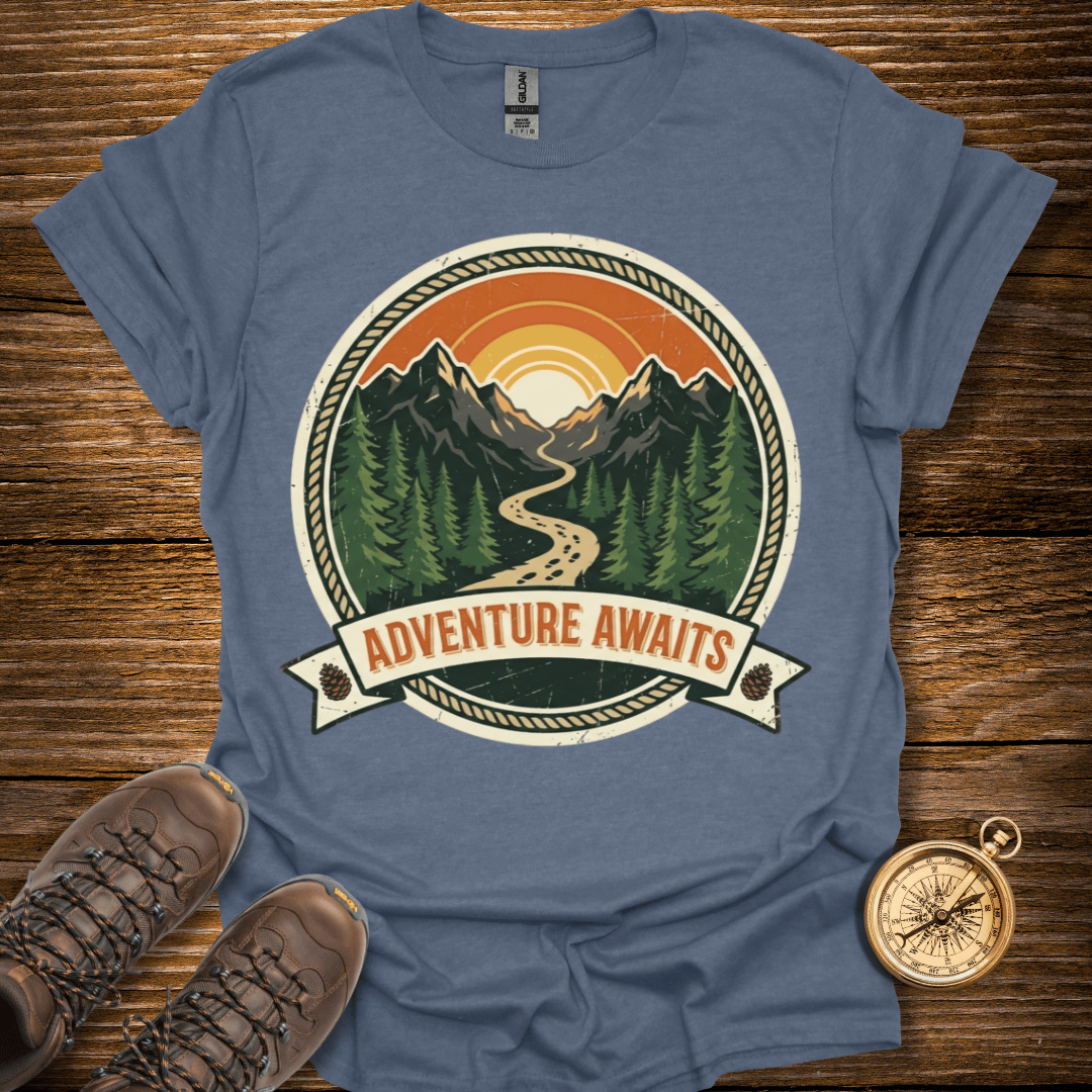 Vintage Adventure Awaits T-Shirt