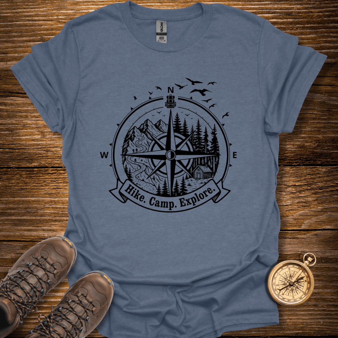 Hike. Camp. Explore T-Shirt