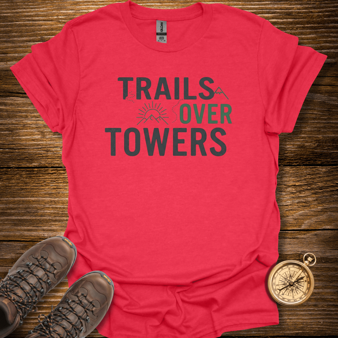 Trails Over Towers T-Shirt