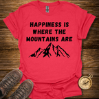 Where The Mountains Are T-Shirt