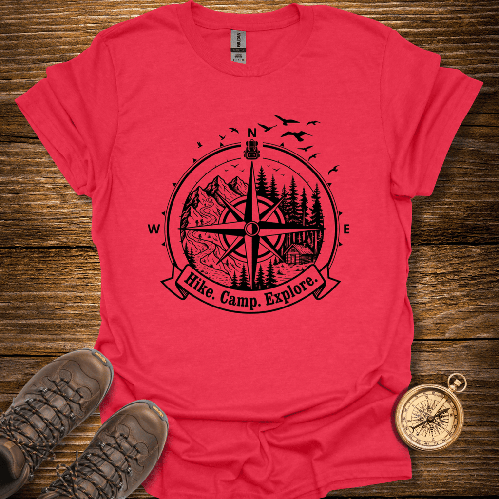 Hike. Camp. Explore T-Shirt