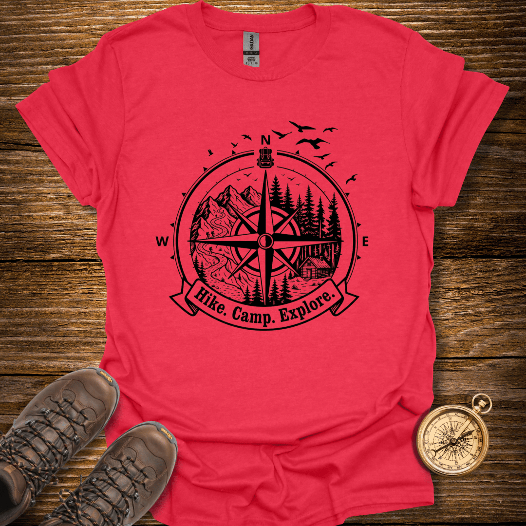 Hike. Camp. Explore T-Shirt