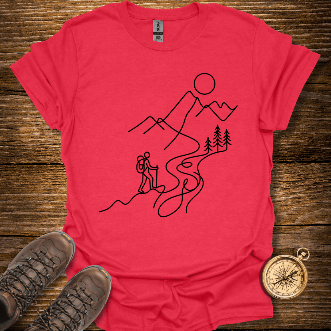 Hiker Outline T-Shirt