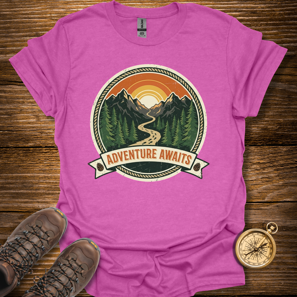 Vintage Adventure Awaits T-Shirt