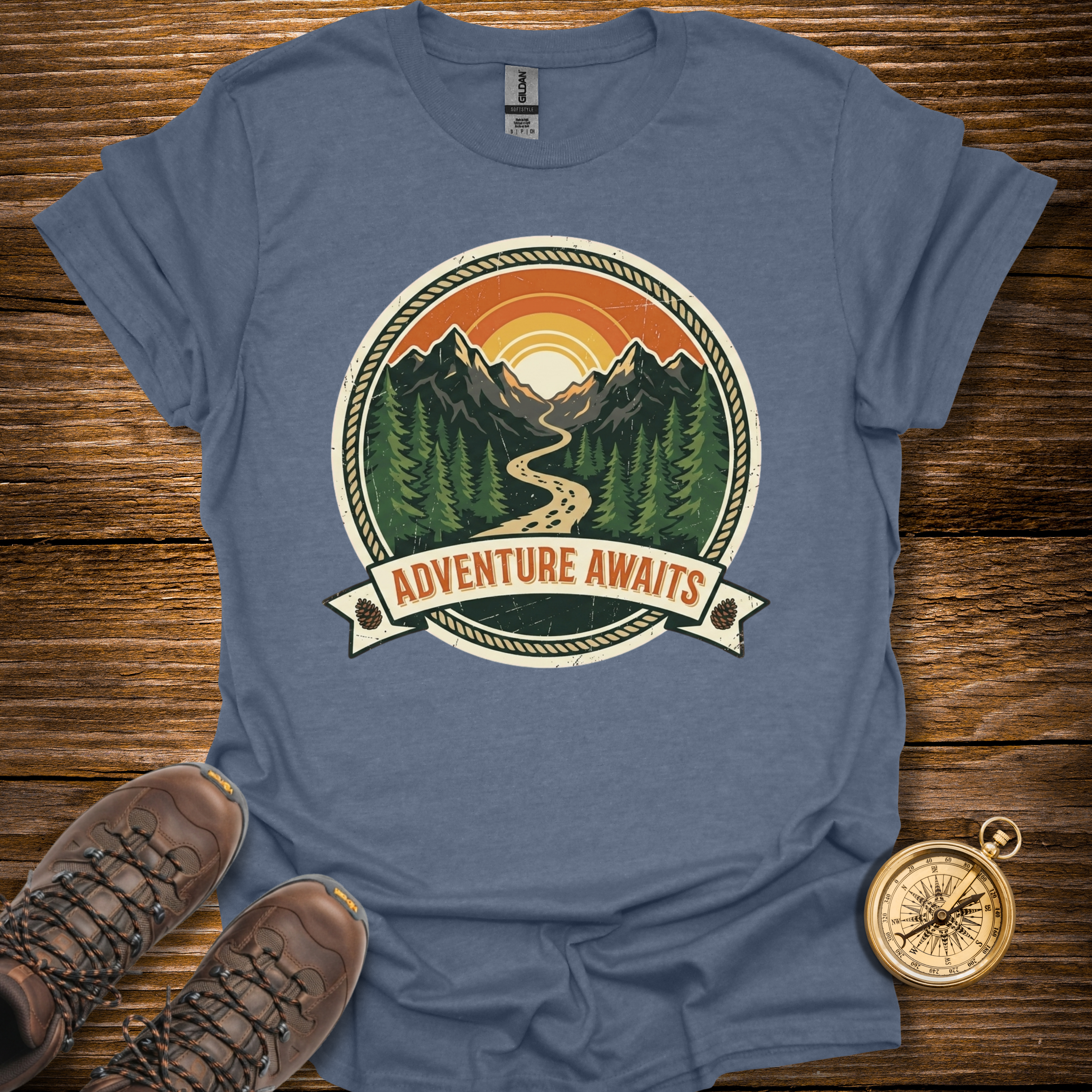 Vintage Adventure Awaits T-Shirt