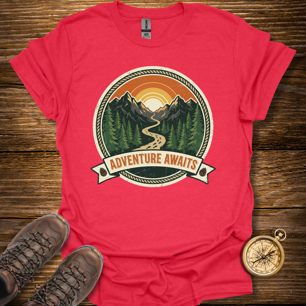 Vintage Adventure Awaits T-Shirt