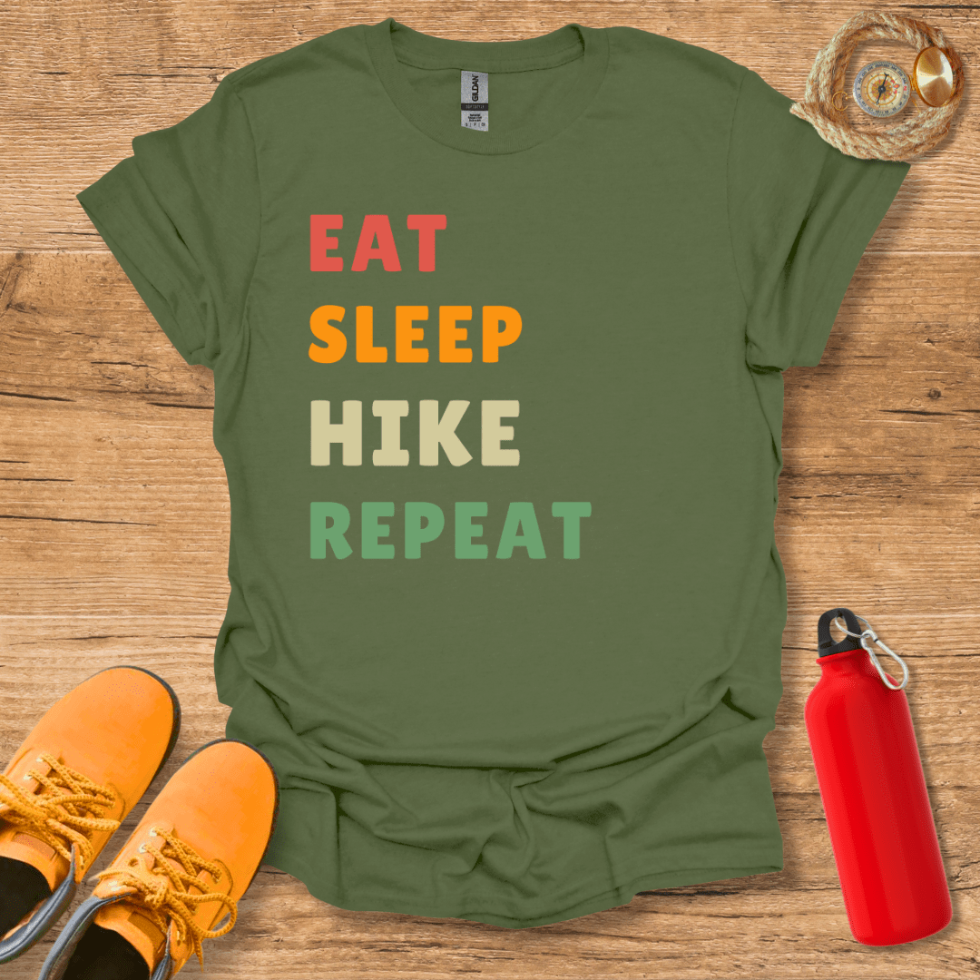 Eat Sleep Hike Repeat T-Shirt