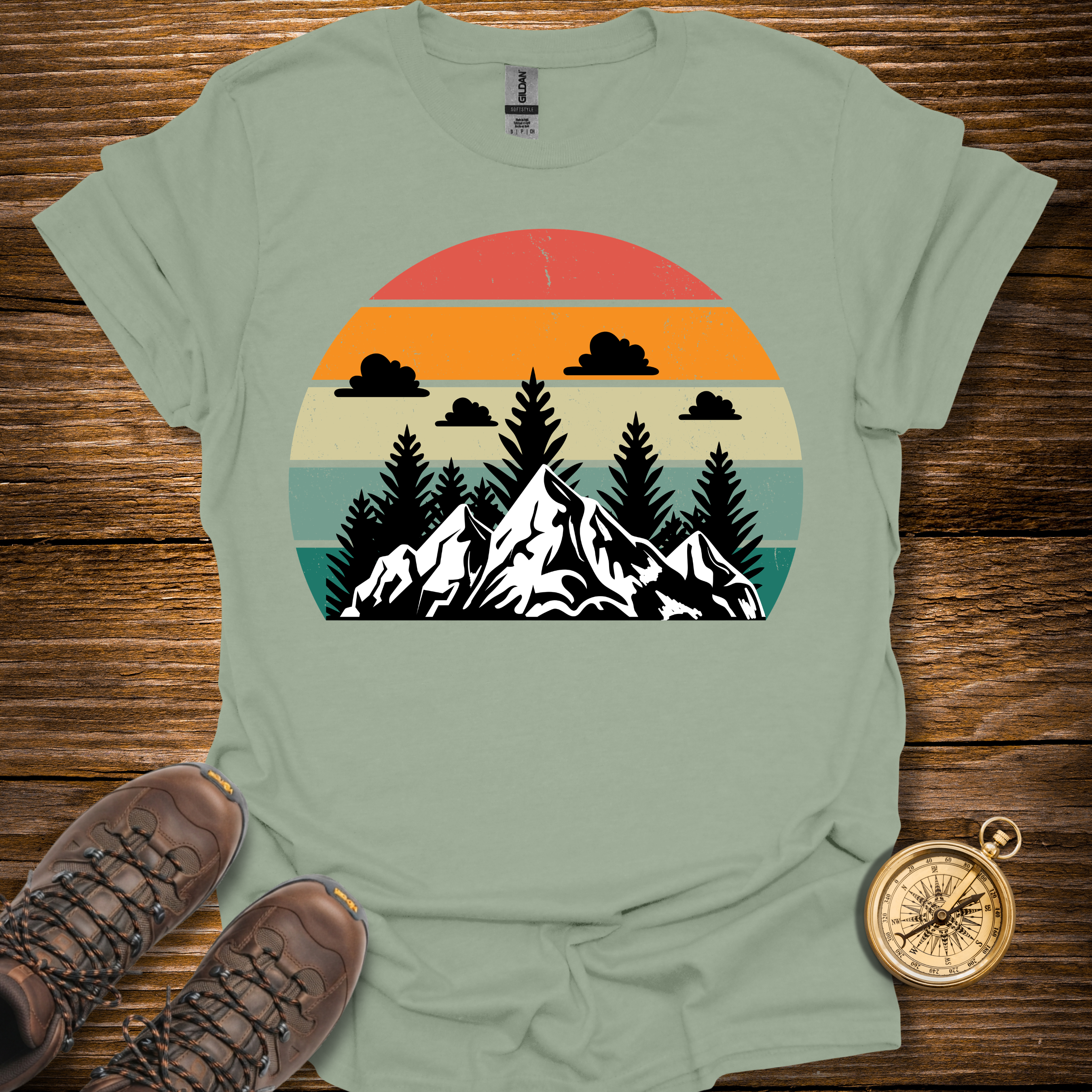 Cloudy Mountains T-Shirt