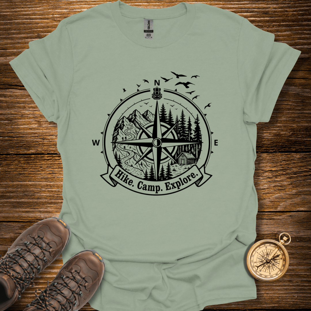 Hike. Camp. Explore T-Shirt
