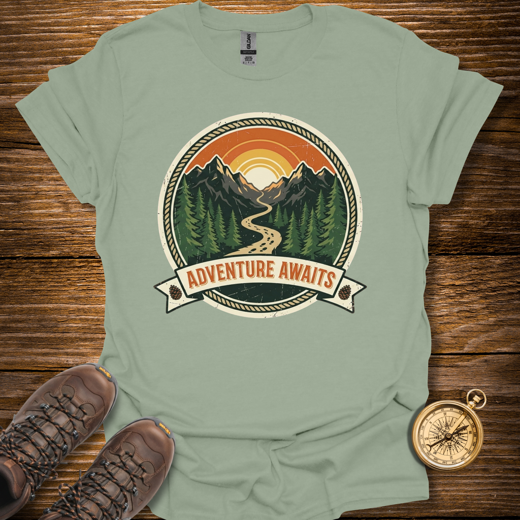 Vintage Adventure Awaits T-Shirt