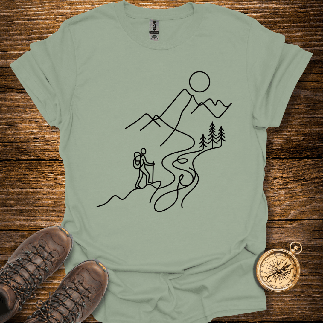 Hiker Outline T-Shirt