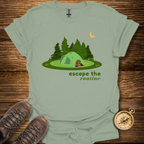 Escape The Routine Camping T-Shirt