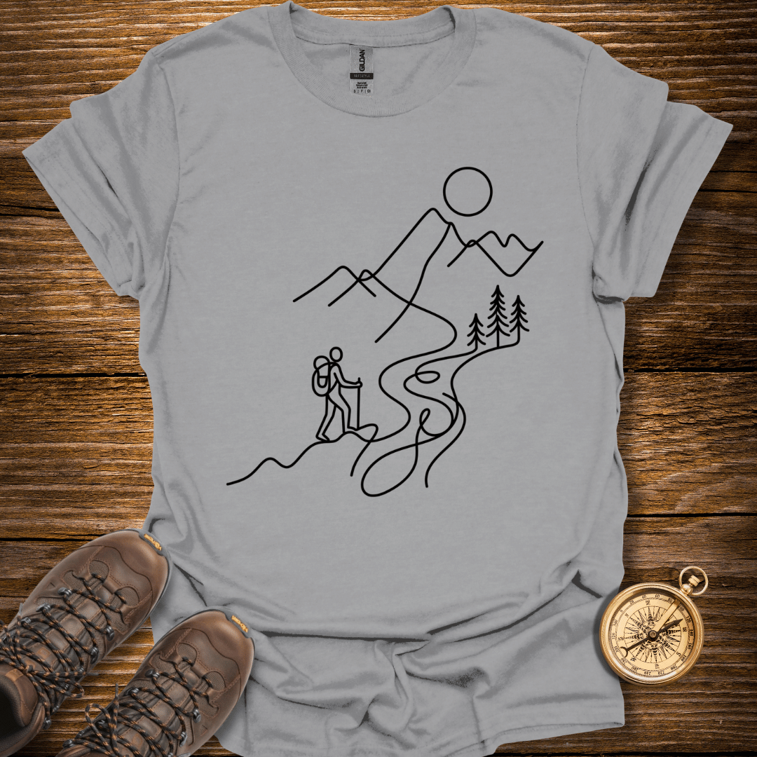 Hiker Outline T-Shirt
