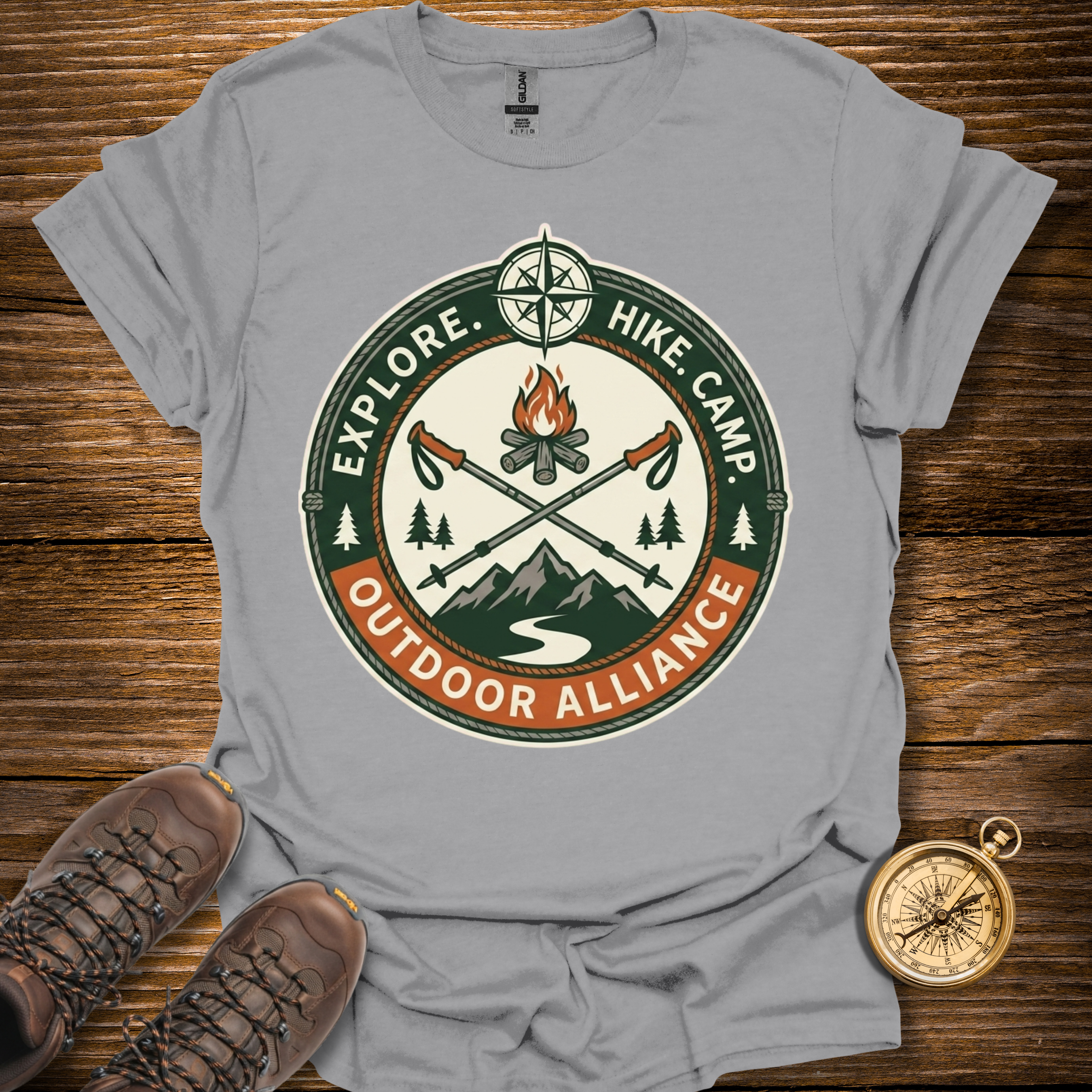 Explore Hike Camp T-Shirt