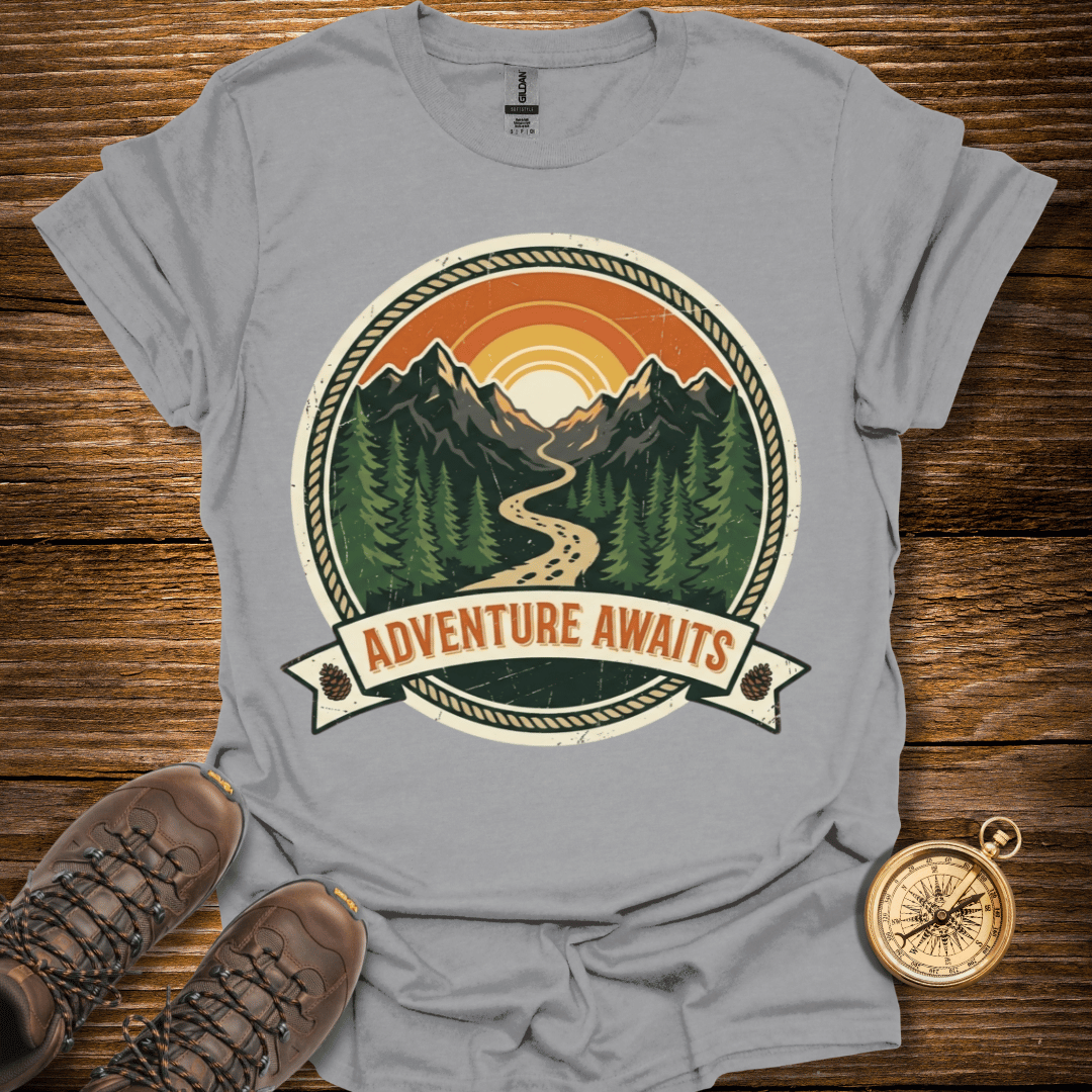 Vintage Adventure Awaits T-Shirt