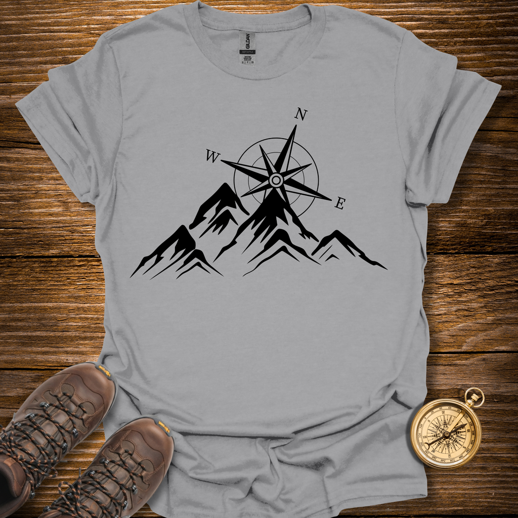 Compass And Mountains T-Shirt