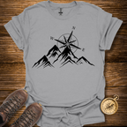 Compass And Mountains T-Shirt