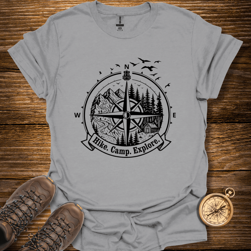 Hike. Camp. Explore T-Shirt